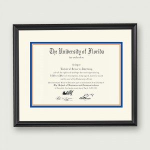 Flo-Diploma-Frame–Standard-Matting–Black