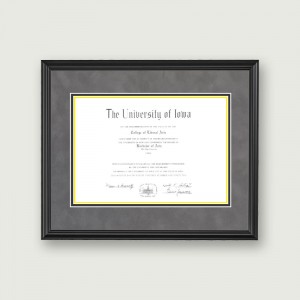 Iowa-Diploma-Frame–Black